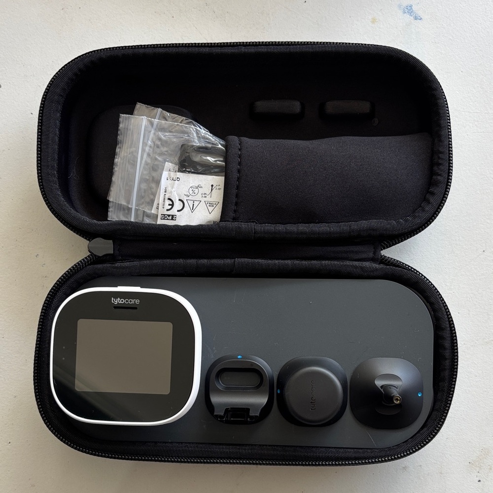 TytoCare Home Medical Exam Kit in Black. Never been used.